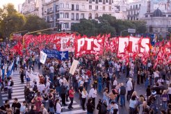 Miles de jóvenes y trabajadores marcharon con la izquierda