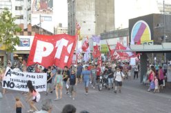 El PTS se movilizó por los petroleros de Las Heras, en apoyo a los trabajadores y contra la Policía