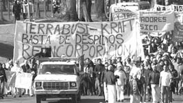 A un año de la histórica lucha de Kraft-Terrabusi