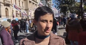 Natalia Morales denunció el desalojo violento del Gobierno de Jujuy al Tercer Malón en Purmamarca
