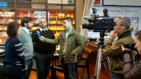  El precandidato a presidente Nicolás del Caño presento a los candidatos del Frente de Izquierda en Santa Fe