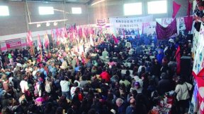 Cientos de trabajadores en el Encuentro Sindical Combativo
