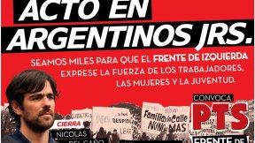 Acto del PTS: su apuesta para el Frente de Izquierda con miles de trabajadores, mujeres y jóvenes