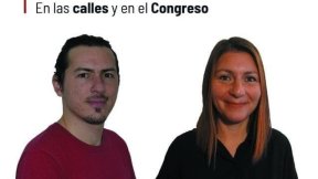 Martin Sáez y Gloria Sáez presentan la lista del FIT Unidad en Trelew