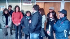 Raúl Godoy y Natalia Hormazabal repudiaron la represión en Plottier