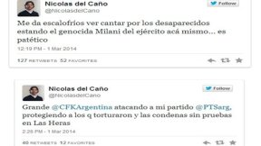 Los tuits de Nicolás del Caño durante el discurso de CFK