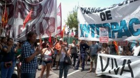 INTERPACK 1: Los trabajadores se movilizaron a la Intendencia de La Matanza