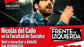 Hoy miércoles, Del Caño dialogará con estudiantes y docentes de la UBA en Sociales