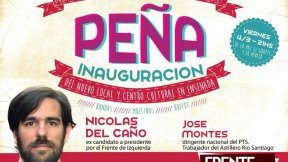 Del Caño inaugurará nuevo local del PTS en el Frente de Izquierda