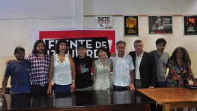 Del Caño en Neuquén acompañó el lanzamiento de Raúl Godoy como candidato a gobernador