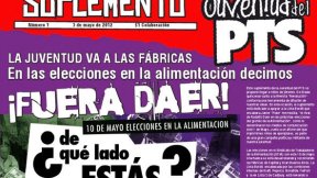 Salió el suplemento N° 1 de la Juventud del PTS