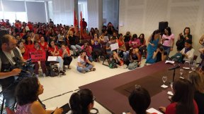 Las mujeres coparon la Legislatura para exigir que la emergencia en violencia de género sea ley