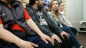 En campaña: Myriam Bregman en Villa Crespo