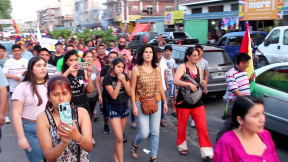 La Matanza: González Seligra acompañó movilización de la comunidad boliviana contra el golpe de estado
