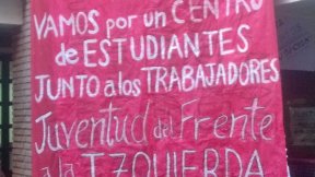 La juventud del Frente de Izquierda por centros de estudiantes combativos