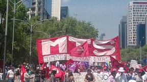 México: El Movimiento de Trabajadores Socialistas se moviliza con la Nueva Central de Trabajadores y el combativo magisterio