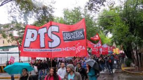 En Mendoza la Izquierda también marchó contra Milani y el espionaje