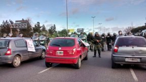 Crónica desde el piquete en Panamericana