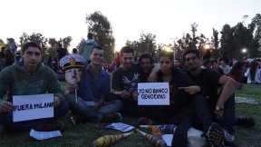 Morón: en el acto de Sabbatella se hizo sentir la exigencia ¡Fuera Milani!