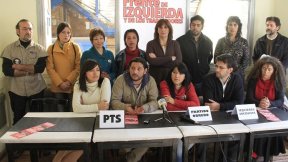 Conferencia de prensa en Neuquén