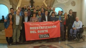 El Frente de Izquierda presentó un proyecto de ley por la reestatización del subte