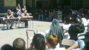 Gran debate de candidatos en escuela de Laferrere