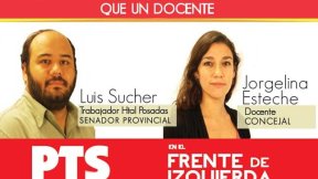 Campaña militante del Frente de Izquierda en Morón