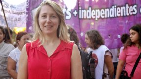 Myriam Bregman, gran campaña por los derechos de las mujeres