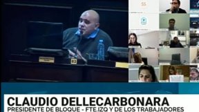 Dellecarbonara: "En el endeudamiento no hay grieta, la única que se opone es la izquierda"