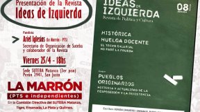 Presentación de la revista Ideas de Izquierda en La Matanza