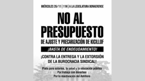 Movilizan en rechazo al presupuesto provincial de Kicillof