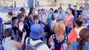 Raúl Godoy exige respuesta a la situación habitacional de las familias desalojadas del Parque Industrial