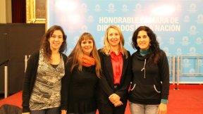 Nathalia González Seligra y Alejandrina Barry acompañaron a Myriam Bregman que asumió como diputada nacional