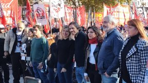 El FIT Unidad copó Plaza de Mayo contra el FMI y el ajuste