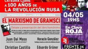 Reconocidos intelectuales debaten nuevo libro sobre el marxismo de Gramsci