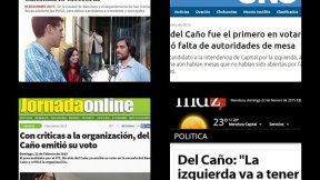 Así reflejan algunos medios la primera elección del año