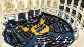 Diputados: Dellecarbonara cuestionó el modelo sindical en el homenaje a Rucci