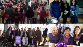 Miles de kilómetros de una intensa campaña militante