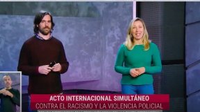 La izquierda realizó un acto internacional en forma virtual para repudiar la violencia policial y el racismo