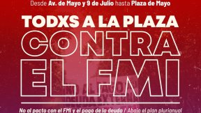 Sábado 11 de diciembre: llenemos Plaza de Mayo contra el FMI