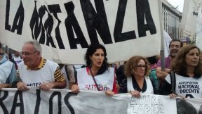 "Es urgente un plan de lucha común de las conducciones docentes y estatales"