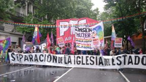 El Frente de Izquierda se moviliza en la XXV Marcha del Orgullo