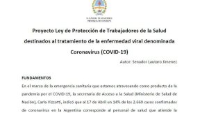 El FIT pide tratamiento de una Ley de protección de trabajadores de la Salud
