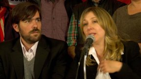 Del Caño y Bregman se presentan como precandidatos del Frente de Izquierda