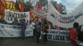 Corte en la autopista La Plata - Buenos Aires