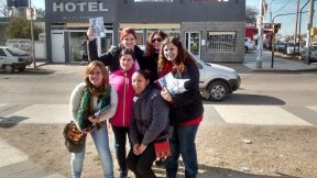 La Pampa: "¡Mirá, mi profe!"