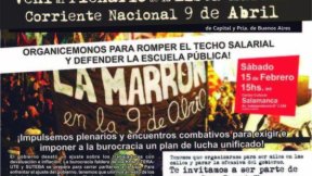 Docentes: contra las paritarias del ajuste