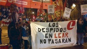 Mendoza se sumó a la jornada nacional en apoyo a obreros de Lear