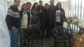 Los docentes de La Marrón de Matanza y Morón con los obreros de Gestamp