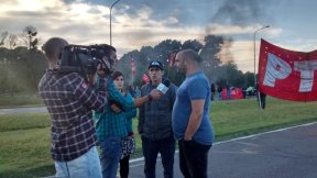 Paro nacional: corte de autopista Rosario- Santa Fe